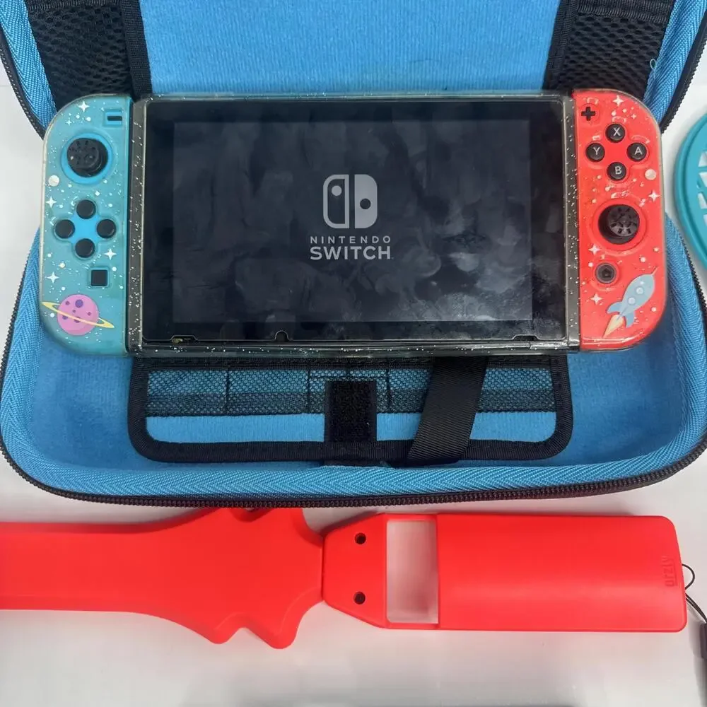 Nintendo Switch 32GB Gray Console with Neon Red and Neon Blue Joy-Con A1-01